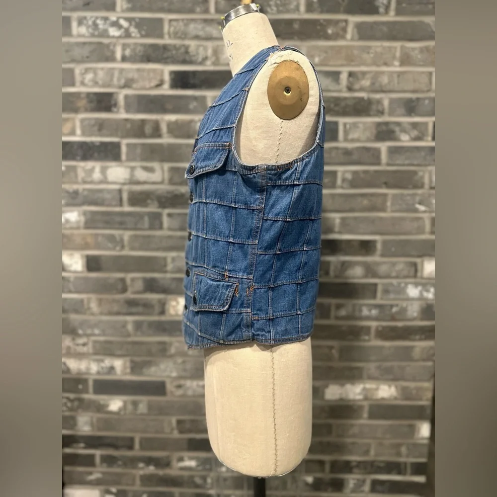 Vintage Jandy Jeans Denim Vest - Picture 2 of 10